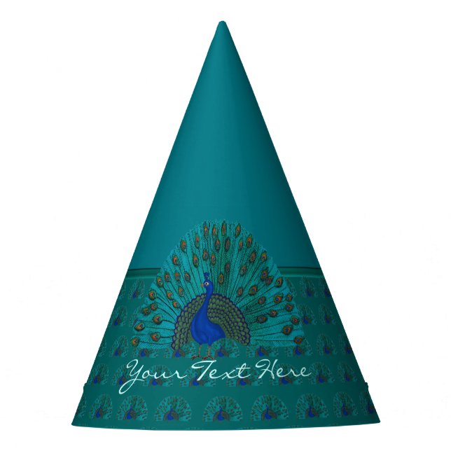 The Peacock Party Hat (Front)