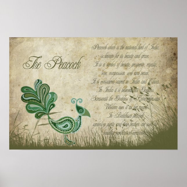 The Peacock Poster (Front)
