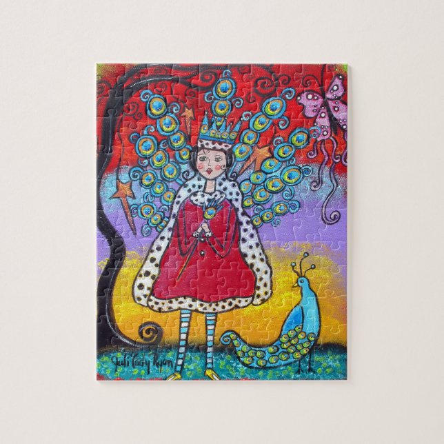 The Peacock Queen Puzzle (Vertical)