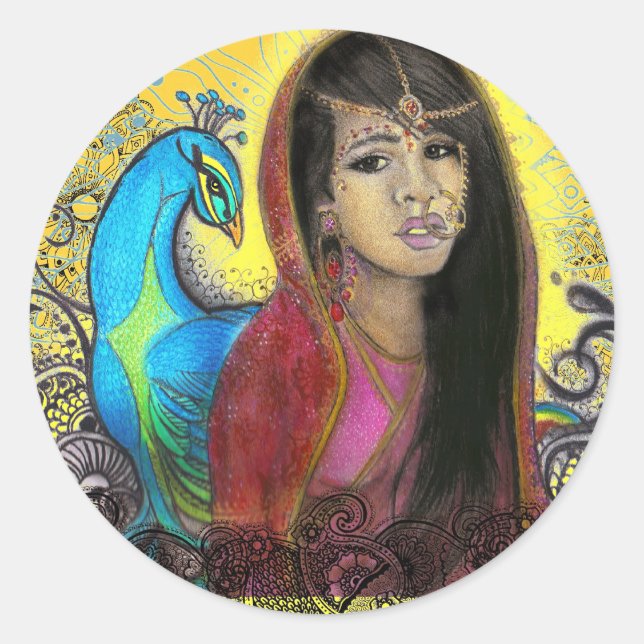 The Peacock, Sticker (Front)