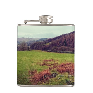 The Peaks Hip Flask