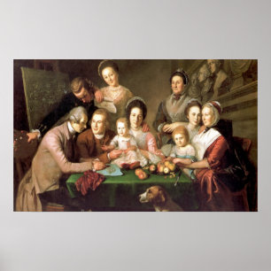 The Peale Family, by Charles Willson Peale Poster