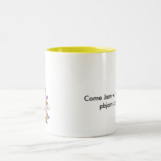 The_Peanut_Butter_Jam_Logo_1_Brown_and_Purple[1... Two-Tone Coffee Mug