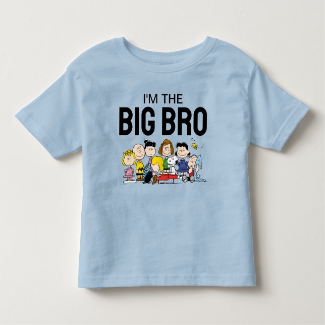 The Peanuts Gang | I'm The Big Brother Toddler T-Shirt (Front)