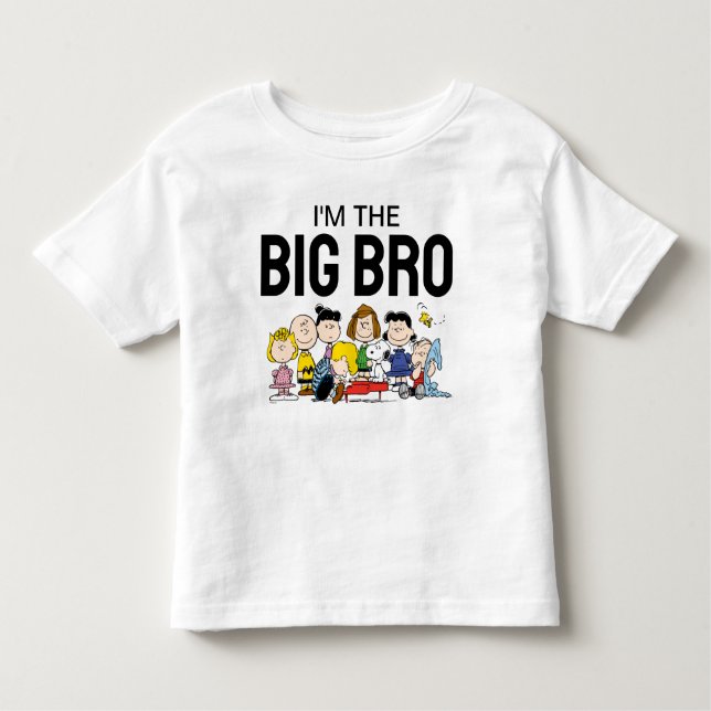 The Peanuts Gang | I'm The Big Brother Toddler T-Shirt (Front)