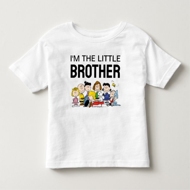 The Peanuts Gang | I'm The Little Brother Toddler T-Shirt (Front)