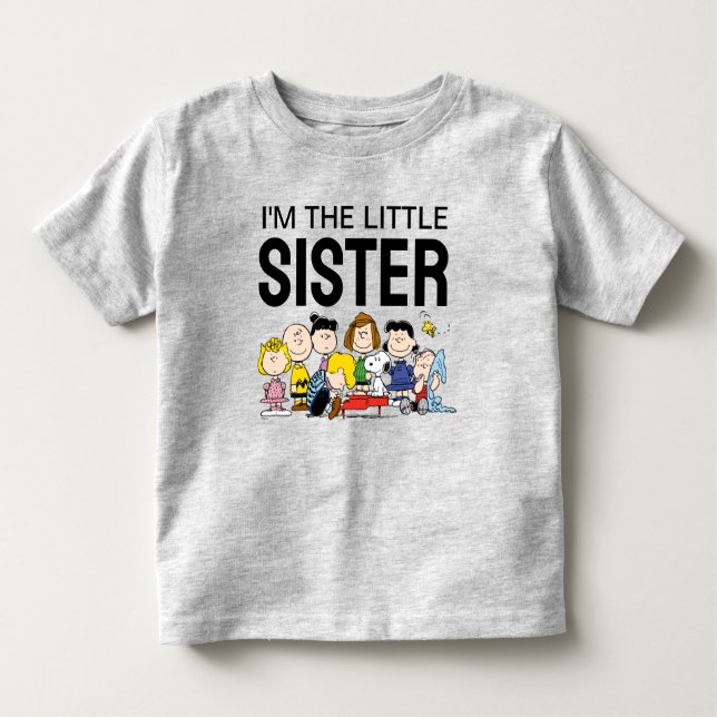 The Peanuts Gang | I'm The Little Sister Toddler T-Shirt (Front)