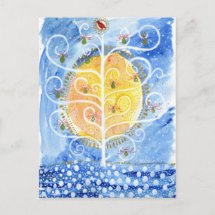 The Pear Tree & The Partridge Postcard