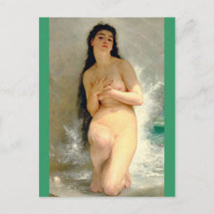 The pearl by Bouguereau Postcard