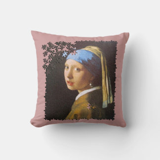 The Pearl Earring puzzle Cushion