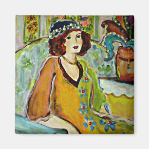 The Pearl Hat Magnet