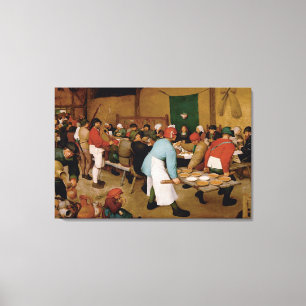 The Peasant Wedding by Pieter Bruegel the Elder Canvas Print