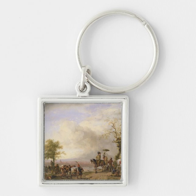 The Peasant Wedding Key Ring (Front)