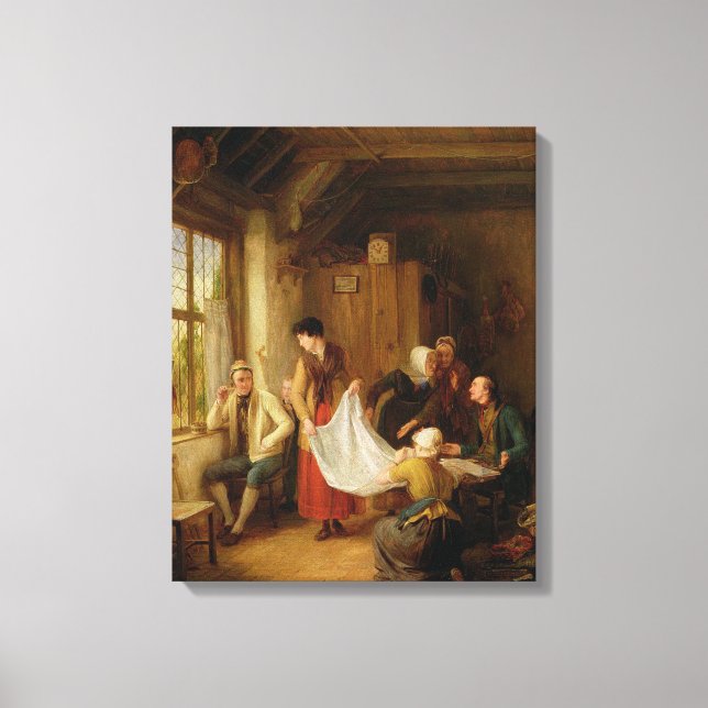 The Pedlar, 1814 (oil on panel) Canvas Print (Front)