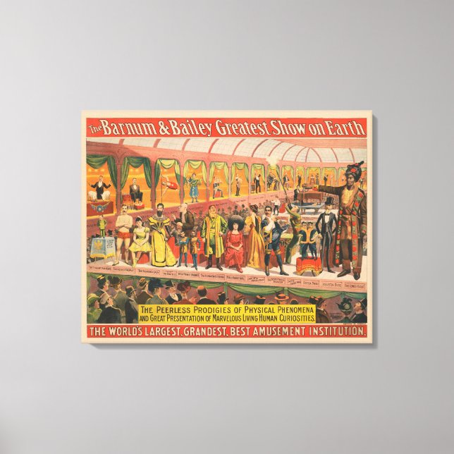 The Peerless Prodigies Of Physical Phenomena Canvas Print (Front)