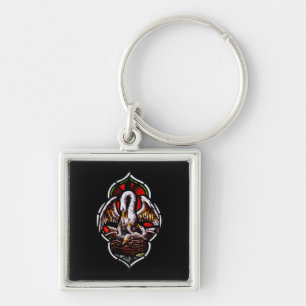 The Pelican as a Christian Symbol Key Ring