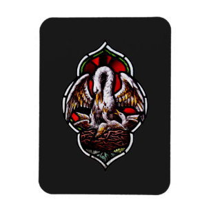 The Pelican as a Christian Symbol Magnet
