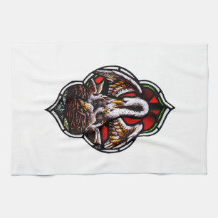 The Pelican as a Christian Symbol Tea Towel
