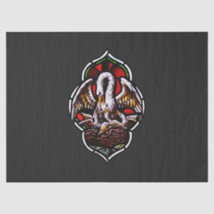 The Pelican as a Christian Symbol Tissue Paper