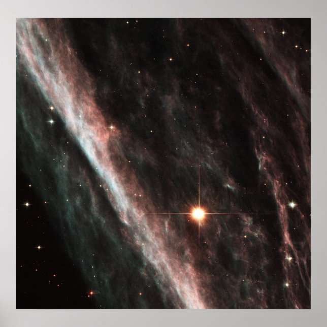 The Pencil Nebula: Remnants of an Exploded Star (N Poster (Front)