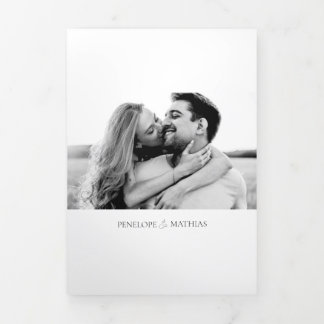 The Penelope | Modern Trifold Wedding Invitation