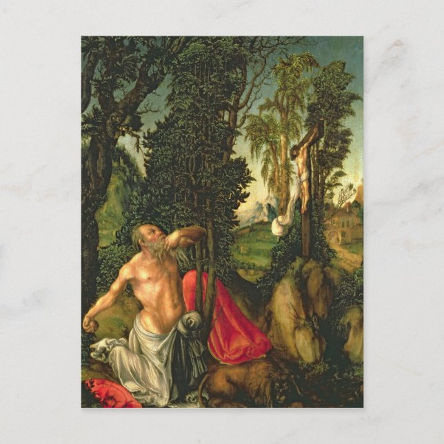 The Penitence of St. Jerome, 1502 Postcard (Front)