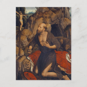 The Penitence of St. Jerome by Hans Memling Postcard