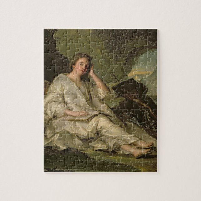 The Penitent Magdalene (oil on canvas) Jigsaw Puzzle (Vertical)