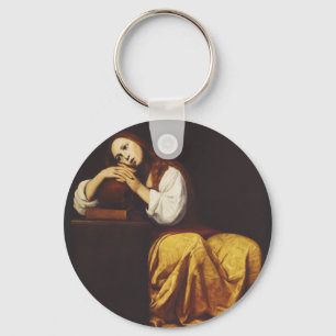 The Penitent Mary Magdalene by Giacomo Galli Key Ring
