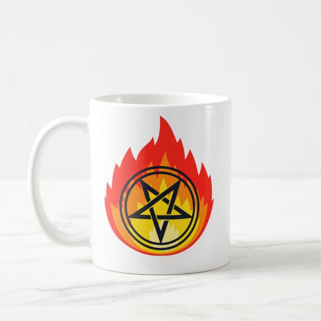 The Pentagram Coffee Mug (Left)