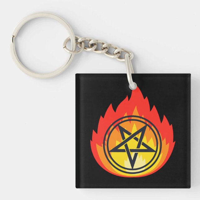 The Pentagram Key Ring (Front)