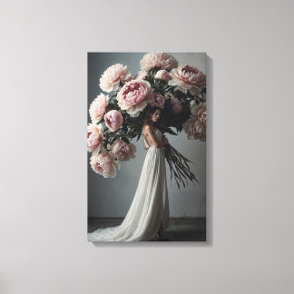 The Peonies Canvas Print