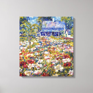 “The Peony Garden” Canvas Print