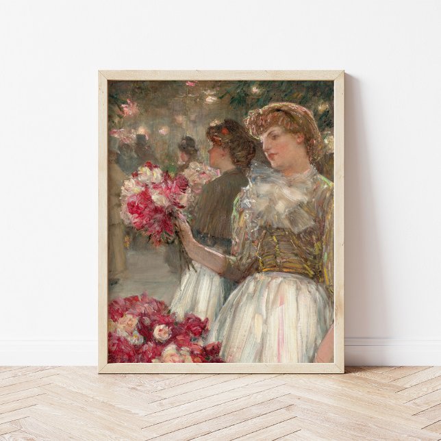 The Peony Girl | Childe Hassam Poster (Creator Uploaded)