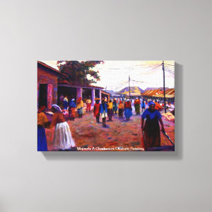 The people of  Nigeria Mojisola Gbadamosi Okubule Canvas Print