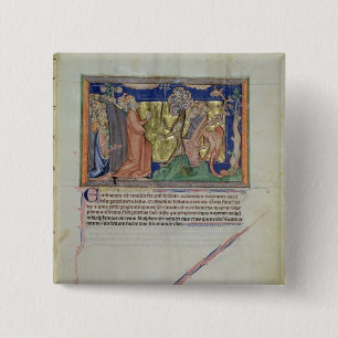 The people worshipping the beast and the 15 cm square badge