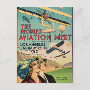 The People's Aviation Meet Postcard
