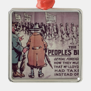 The People's Budget', 1909 Metal Tree Decoration