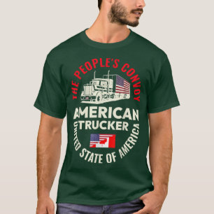 The Peoples Convoy 2022 America Truckers Freedom C T-Shirt