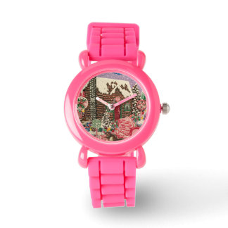 The Peppermint Log Cabin Watch