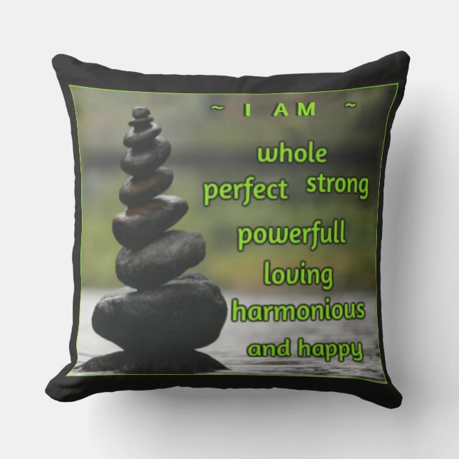 The Perfect Affirmation Cushion (Front)