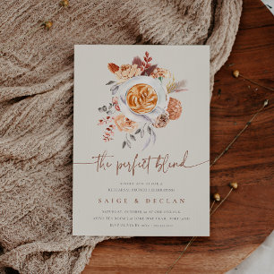 The Perfect Blend Coffee Rehearsal Brunch Invitation
