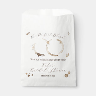 The Perfect Blend, Coffee, Stains, Bridal Shower Favour Bags