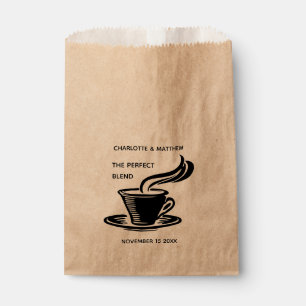 The Perfect Blend Coffee Tea Wedding Favour Bags