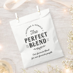 The Perfect Blend Coffee Wedding Favour Bag