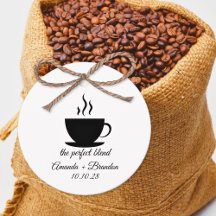 The Perfect Blend Coffee Wedding Thank You
