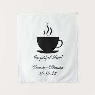 The Perfect Blend Wedding Backdrop Tapestry