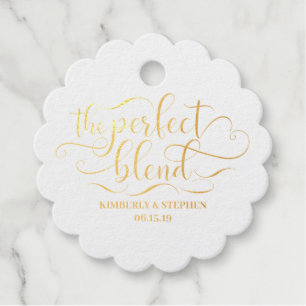 The Perfect Blend Wedding Favour Tags