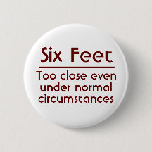 The perfect button for today's social distancing!