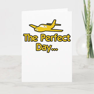 The Perfect Day Aeroplane Card